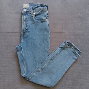 Everlane Jeans Womens 25 Blue The 90s Cheeky Organic Cotton Ankle Light Wash